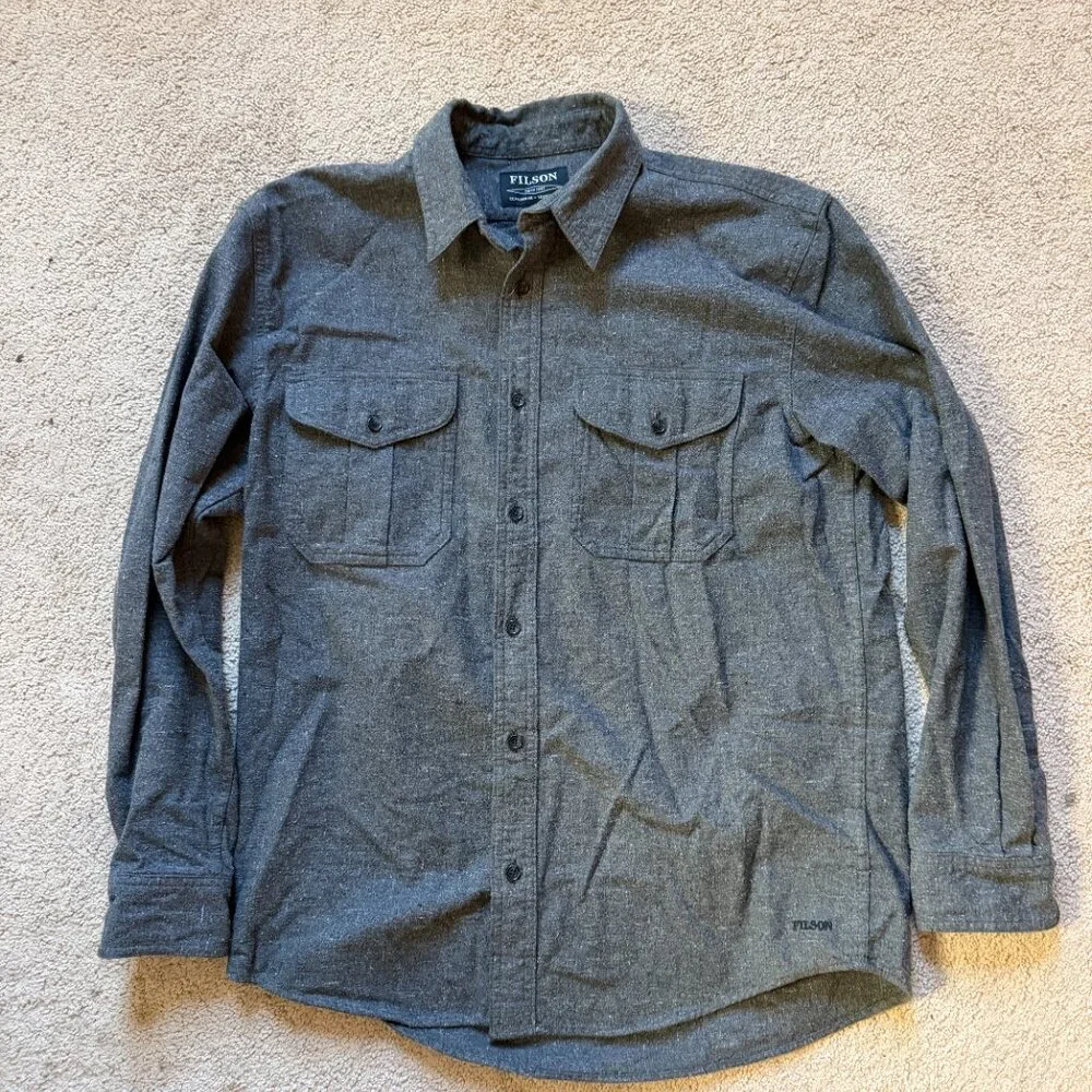 Filson Field Flannel Grey